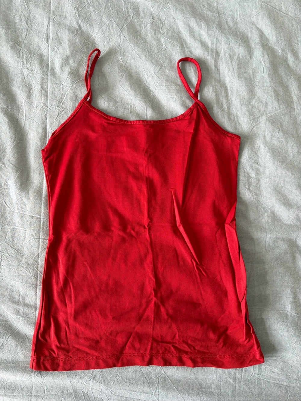 Zara Red Spaghetti Strap Camisole